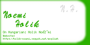 noemi holik business card